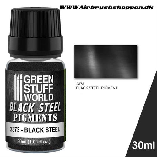 Pigment BLACK STEEL Green Stuff World 30ml